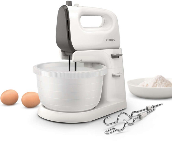 Миксер стационарный Philips HR3745 450Вт белый/серый Миксер стационарный Philips HR3745 450Вт белый/серый