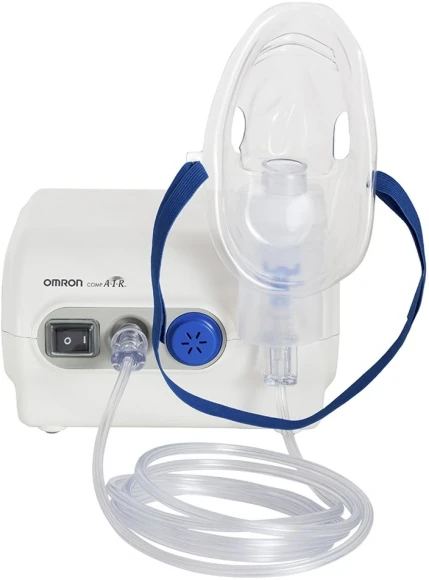 Ингалятор Omron NE-C28 Plus (NE-C28P-RU) компрессорный стационарный белый