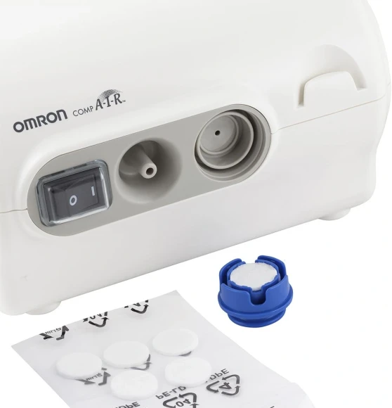 Ингалятор Omron NE-C28 Plus (NE-C28P-RU) компрессорный стационарный белый