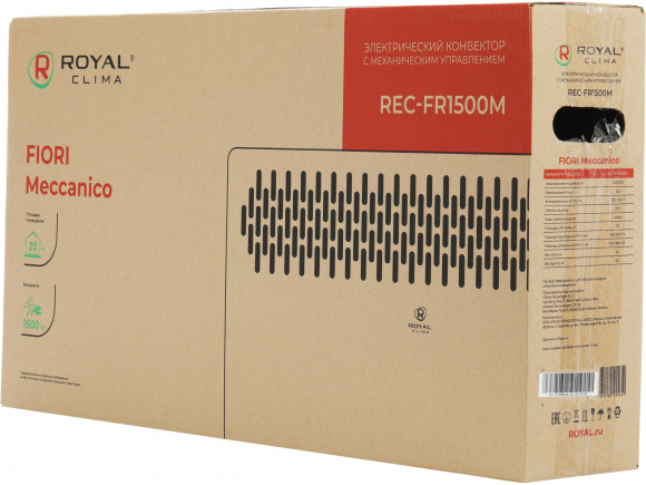 Конвектор Royal Clima FIORI Meccanico REC-FR1500M 1500Вт белый