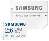 Флеш карта microSDXC 256GB Samsung MB-MC256SA EVO Plus + adapter Флеш карта microSDXC 256GB Samsung MB-MC256SA EVO Plus + adapter