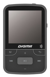 Плеер Hi-Fi Flash Digma Z4 BT 16Gb черный/1.5"/FM/microSDHC/clip Плеер Hi-Fi Flash Digma Z4 BT 16Gb черный/1.5"/FM/microSDHC/clip