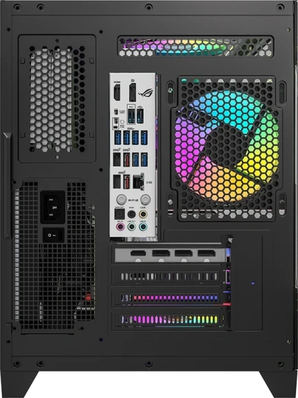 Корпус Formula Crystal Z6M Floe черный без БП mATX 4x120mm 2xUSB3.0 audio bott PSU