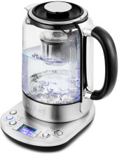 Чайник электрический Kitfort КТ-6116 1.7л. 2200Вт нержавеющая сталь/черный корпус: стекло/металл/пластик Чайник электрический Kitfort КТ-6116 1.7л. 2200Вт нержавеющая сталь/черный корпус: стекло/металл/пластик