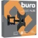 Кронштейн для телевизора Buro FL3S черный 20"-48" макс.15кг настенный поворотно-выдвижной и наклонный
