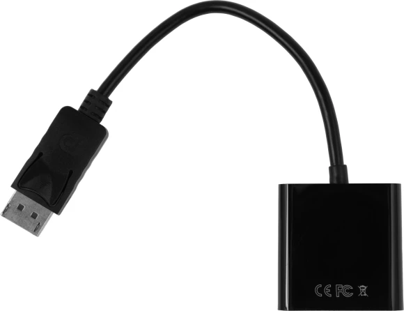 Кабель-переходник аудио-видео Premier H105 DisplayPort (m)/HDMI (f) 0.15м. черный (A3378) Кабель-переходник аудио-видео Premier H105 DisplayPort (m)/HDMI (f) 0.15м. черный (A3378)
