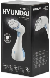 Отпариватель ручной Hyundai H-HS02125 1650Вт белый/голубой