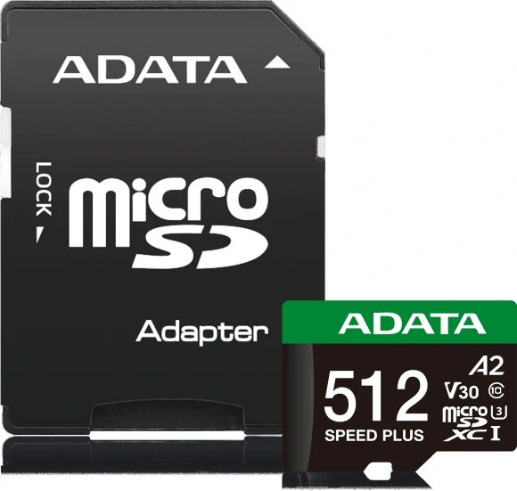 Флеш карта microSDXC 64GB A-Data UD64GUI3V30A2SP-RA1 Speed Plus V30 A2 + adapter Флеш карта microSDXC 64GB A-Data UD64GUI3V30A2SP-RA1 Speed Plus V30 A2 + adapter