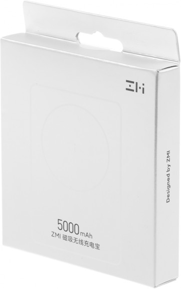 Мобильный аккумулятор ZMI P02ZM 5000mAh QC3.0/PD3.0 12W 2.4A USB-C беспров.зар. белый