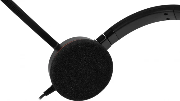 Наушники с микрофоном Jabra Evolve 20 MS Mono черный 1.2м накладные USB оголовье (4993-823-109)