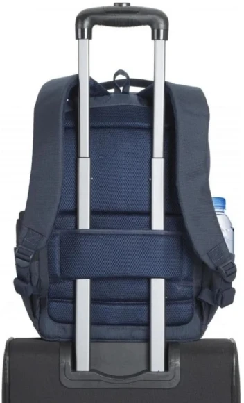 Рюкзак для ноутбука 17.3" Riva 8460 темно-синий полиэстер женский дизайн (8460 BLUE)