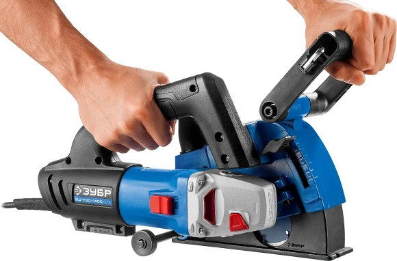 Штроборез Зубр Профессионал ЗШ-П30-1400 ПСТК 8800об/мин 1400W синий ДА