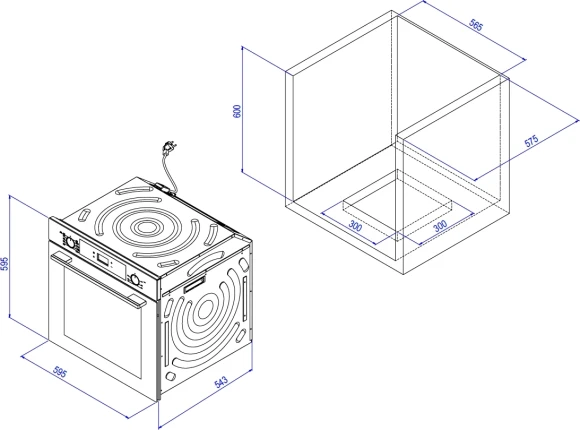 Духовой шкаф Газовый Weissgauff WGO 702 белый стекло Духовой шкаф Газовый Weissgauff WGO 702 белый стекло