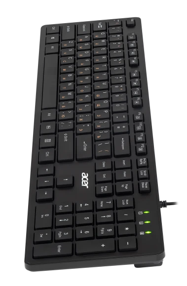 Клавиатура Acer OKW122 черный USB Multimedia (ZL.KBDEE.00C) Клавиатура Acer OKW122 черный USB Multimedia (ZL.KBDEE.00C)