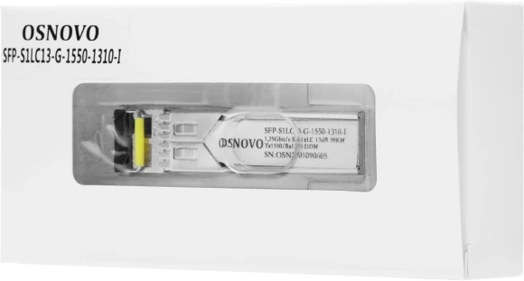 Модуль Osnovo SFP-S1LC13-G-1550-1310-I Модуль Osnovo SFP-S1LC13-G-1550-1310-I
