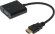 Переходник KingPrice KP-HDMI(m)-VGA(f) HDMI (m) VGA (f) 0.1м черный