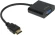 Переходник KingPrice KP-HDMI(m)-VGA(f) HDMI (m) VGA (f) 0.1м черный