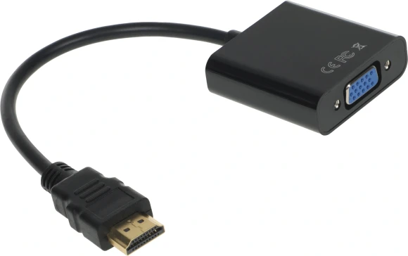 Переходник KingPrice KP-HDMI(m)-VGA(f) HDMI (m) VGA (f) 0.1м черный