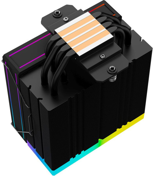 Устройство охлаждения(кулер) ID-Cooling Frozn A410 ARGB Soc-AM5/AM4/1200/1700/1851 черный 4-pin 29.9dB Al+Cu 220W 730gr Ret (FROZN A410 ARGB)