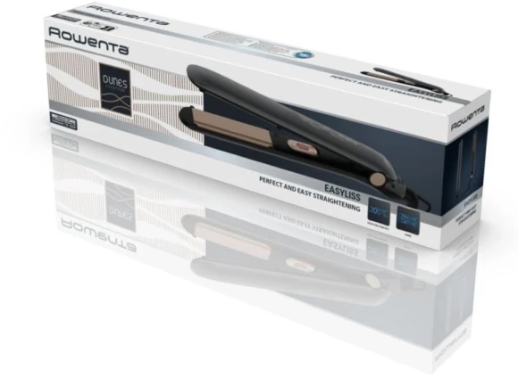 Выпрямитель Rowenta SF1627F0 32Вт серый/бежевый макс.темп.:200С покрытие:кератин-турмалиновое (1830008182)