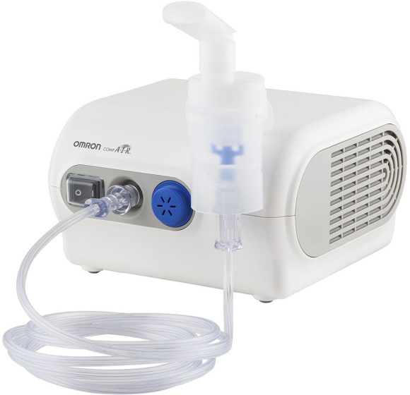 Ингалятор Omron NE-C28 Plus (NE-C28P-RU) компрессорный стационарный белый