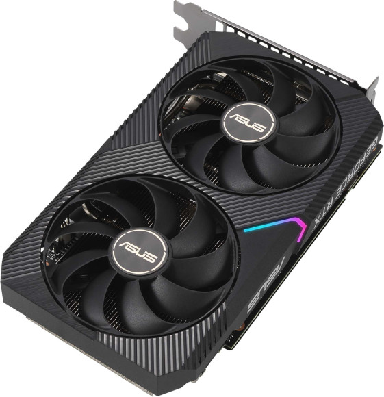 Видеокарта Asus PCI-E 4.0 DUAL-RTX3060-12G-V2 LHR NVIDIA GeForce RTX 3060 12Gb 192bit GDDR6 1777/15000 HDMIx1 DPx3 HDCP Ret Видеокарта Asus PCI-E 4.0 DUAL-RTX3060-12G-V2 LHR NVIDIA GeForce RTX 3060 12Gb 192bit GDDR6 1777/15000 HDMIx1 DPx3 HDCP Ret