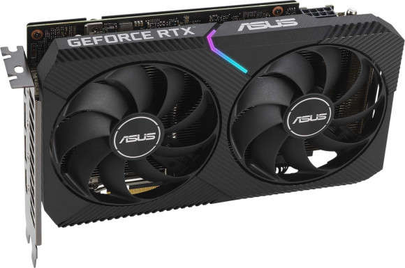 Видеокарта Asus PCI-E 4.0 DUAL-RTX3060-12G-V2 LHR NVIDIA GeForce RTX 3060 12Gb 192bit GDDR6 1777/15000 HDMIx1 DPx3 HDCP Ret Видеокарта Asus PCI-E 4.0 DUAL-RTX3060-12G-V2 LHR NVIDIA GeForce RTX 3060 12Gb 192bit GDDR6 1777/15000 HDMIx1 DPx3 HDCP Ret