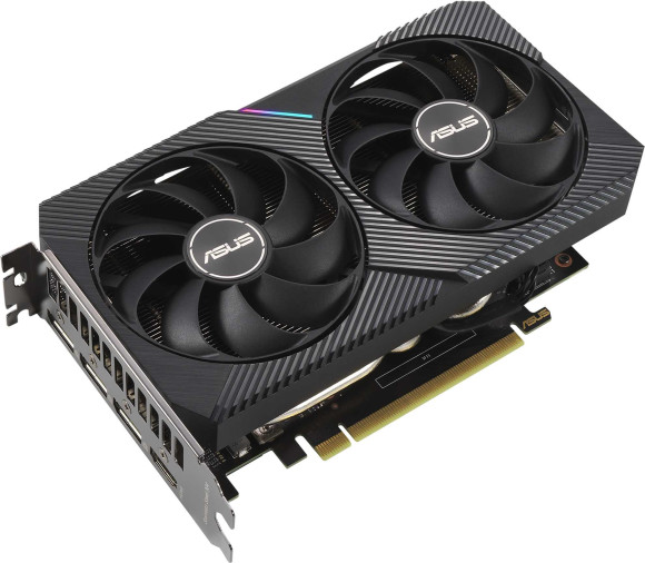 Видеокарта Asus PCI-E 4.0 DUAL-RTX3060-12G-V2 LHR NVIDIA GeForce RTX 3060 12Gb 192bit GDDR6 1777/15000 HDMIx1 DPx3 HDCP Ret Видеокарта Asus PCI-E 4.0 DUAL-RTX3060-12G-V2 LHR NVIDIA GeForce RTX 3060 12Gb 192bit GDDR6 1777/15000 HDMIx1 DPx3 HDCP Ret