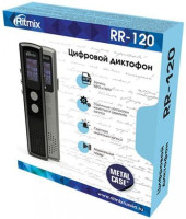 Диктофон Цифровой Ritmix RR-120 8Gb черный Диктофон Цифровой Ritmix RR-120 8Gb черный