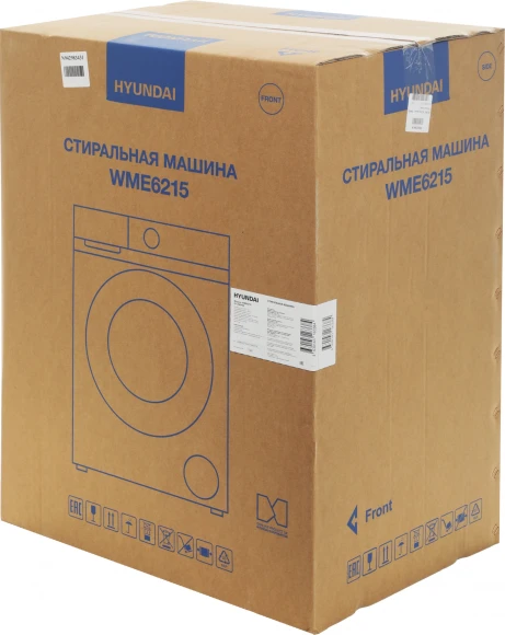 Стиральная машина Hyundai WME6215 класс: A загр.фронтальная макс.:6кг белый инвертор Стиральная машина Hyundai WME6215 класс: A загр.фронтальная макс.:6кг белый инвертор