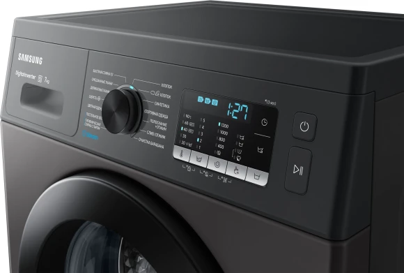 Стиральная машина Samsung WW70AG5S20CXLP класс: A загр.фронтальная макс.:7кг нержавеющая сталь инвертор Стиральная машина Samsung WW70AG5S20CXLP класс: A загр.фронтальная макс.:7кг нержавеющая сталь инвертор