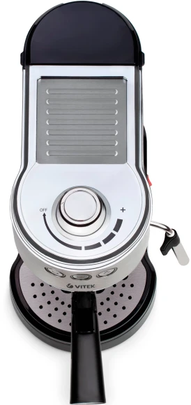 Кофеварка рожковая Vitek VT-1515 1350Вт серебристый Кофеварка рожковая Vitek VT-1515 1350Вт серебристый