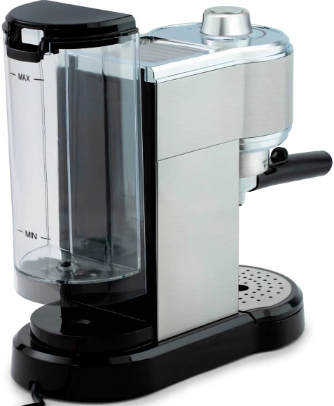 Кофеварка рожковая Vitek VT-1515 1350Вт серебристый Кофеварка рожковая Vitek VT-1515 1350Вт серебристый