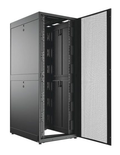 Шкаф коммутационный C3 Solutions (C3.RF4805) напольный 48U 750x1200мм пер.дв.перфор. задн.дв.перфор. 2 бок.пан. направл.под закл.гайки 1120кг черный