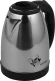 Чайник электрический Supra KES-1802S 1.8л. 1500Вт нержавеющая сталь/черный корпус: металл/пластик