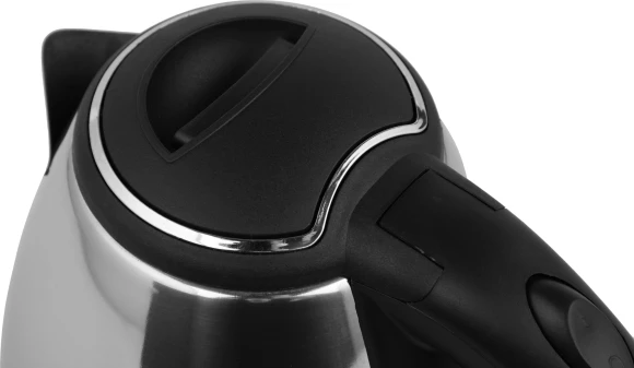 Чайник электрический Supra KES-1802S 1.8л. 1500Вт нержавеющая сталь/черный корпус: металл/пластик