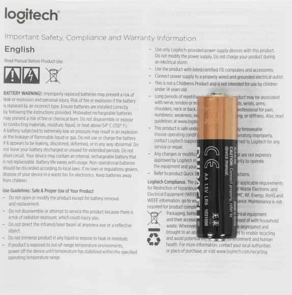 Мышь Logitech M650 Large графитовый оптическая 4000dpi silent беспров. BT/Radio USB 5but (910-006247)