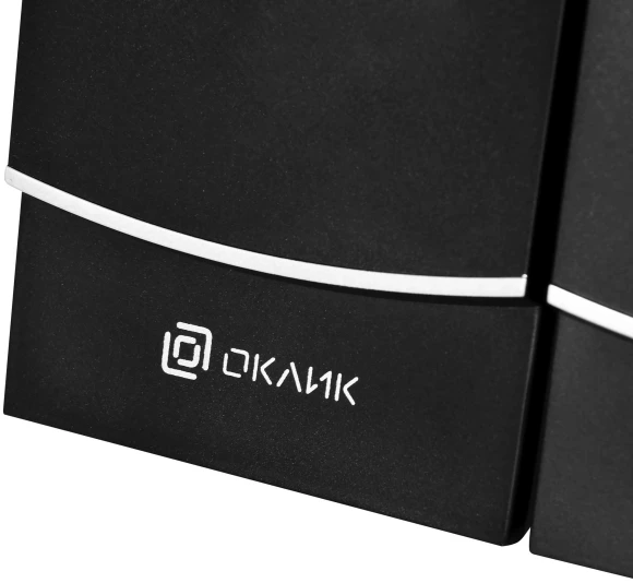 Колонки Оклик OK-118 2.0 черный 4Вт