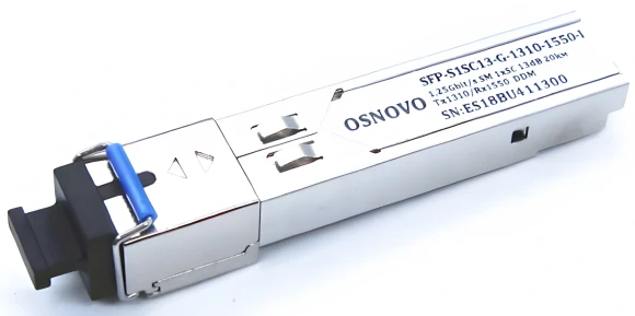Модуль Osnovo SFP-S1SC13-G-1310-1550-I Модуль Osnovo SFP-S1SC13-G-1310-1550-I