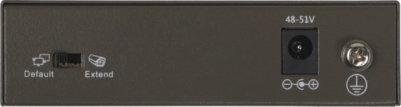 Коммутатор Tenda TEF1105P-4-63W (L2) 5x100Мбит/с 4PoE 58W неуправляемый