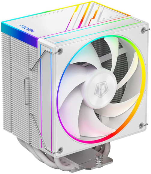 Устройство охлаждения(кулер) ID-Cooling Frozn A610 ARGB Soc-AM5/AM4/1200/1700/1851 белый 4-pin 29.9dB Al+Cu 250W 940gr Ret (FROZN A610 ARGB WHITE)