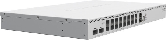Коммутатор MikroTik CRS518 CRS518-16XS-2XQ-RM (L3) 1x100Мбит/с 16SFP 2xQSFP28 управляемый