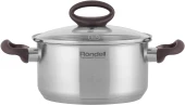 Кастрюля Rondell Tierno RDS-1592 2.8л. d=20см (с крышкой) стальной
