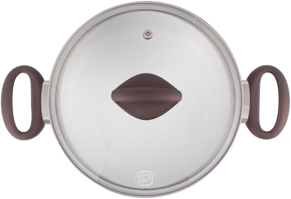 Кастрюля Rondell Tierno RDS-1592 2.8л. d=20см (с крышкой) стальной