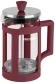Френч-пресс Rondell Stripes RDS-1641 0.6л красный