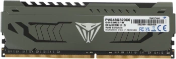 Память DDR4 8Gb 3200MHz Patriot PVS48G320C6 Viper Steel RTL Gaming PC4-25600 CL16 DIMM 288-pin 1.35В с радиатором Ret