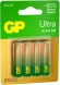 Батарея GP Ultra Alkaline 15AUA21-2CRSBC4 AA (4шт) блистер Батарея GP Ultra Alkaline 15AUA21-2CRSBC4 AA (4шт) блистер