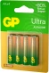 Батарея GP Ultra Alkaline 15AUA21-2CRSBC4 AA (4шт) блистер Батарея GP Ultra Alkaline 15AUA21-2CRSBC4 AA (4шт) блистер