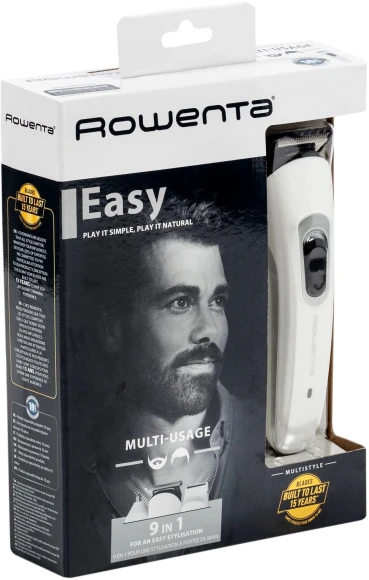 Триммер Rowenta TN8961F4 белый (насадок в компл:9шт)
