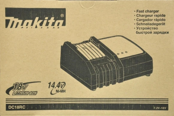 Зарядное устройство Makita DC18RC (195584-2) Зарядное устройство Makita DC18RC (195584-2)